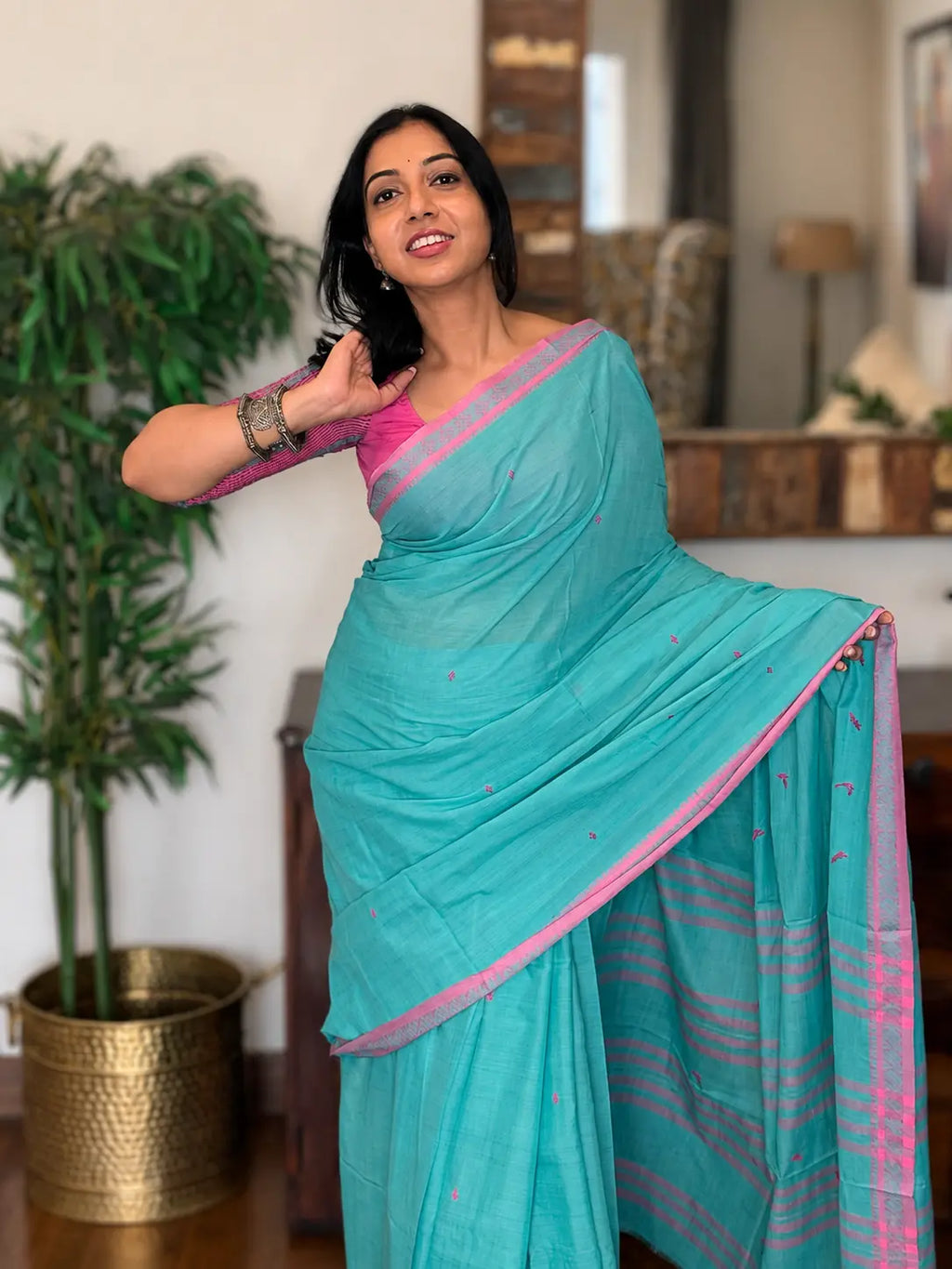 Handwoven Dhaniakhali – Saumya