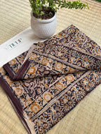 Hand-block Cotton Kalamkari – Mrinalekha