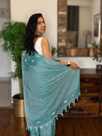 Handwoven Cotton Jamdani Saree – Pallavi