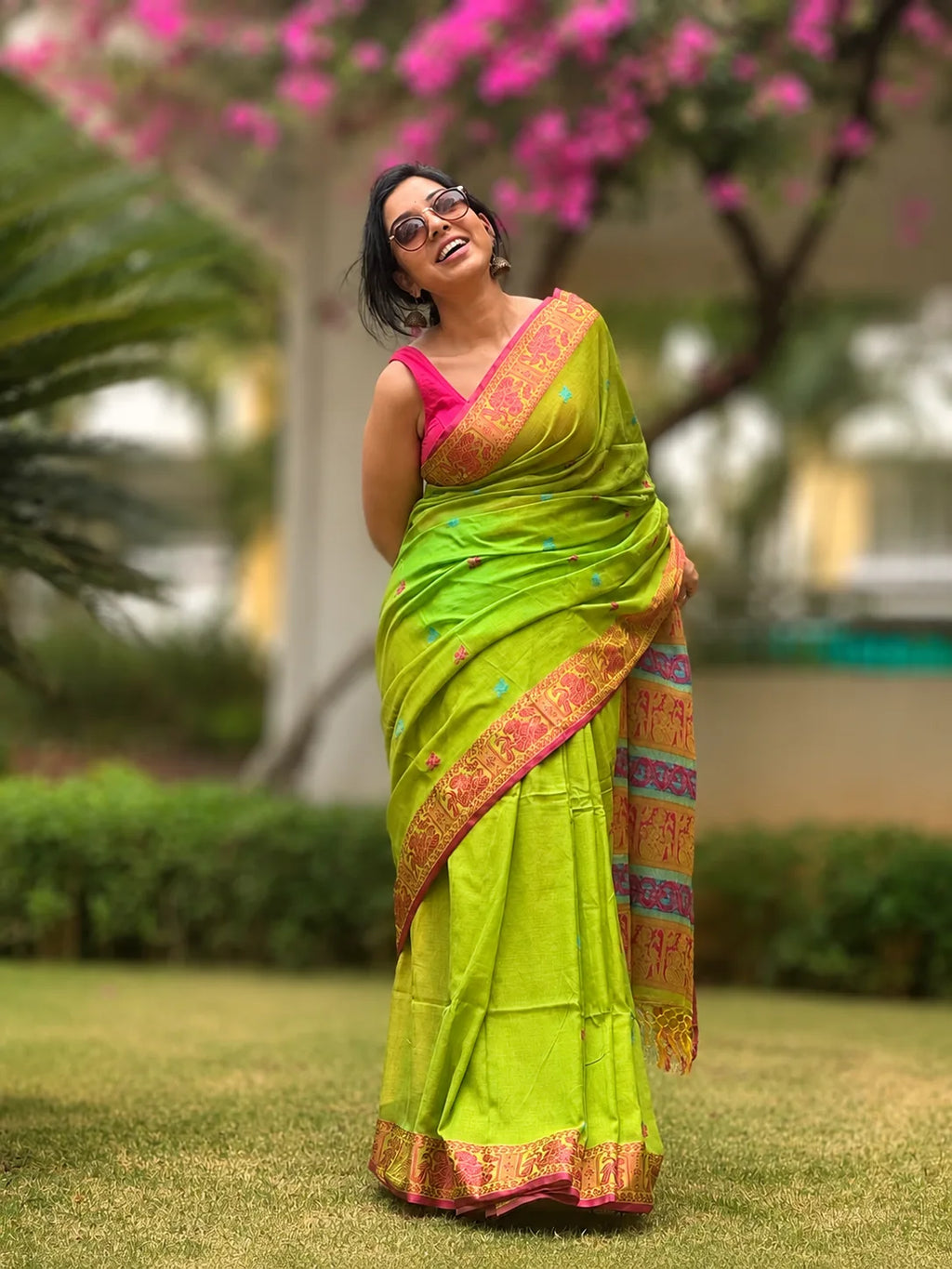 Handwoven Cotton Baluchuri – Rangmayi