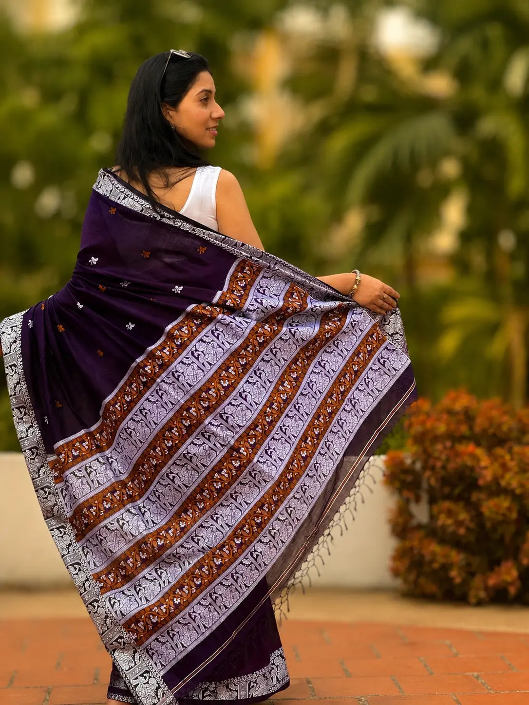 Handwoven Cotton Baluchuri – Vasumati