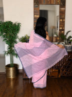 Handwoven Cotton Jamdani Saree – Mridula