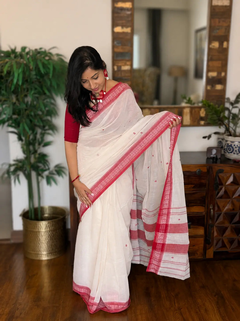 Handwoven Dhaniakhali – Shiuli