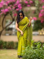 Handwoven Cotton Jamdani Saree – Basantika