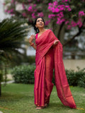 TIULIP Pink Radiance Tissue Saree in pink and gold for weddings and festive occasions