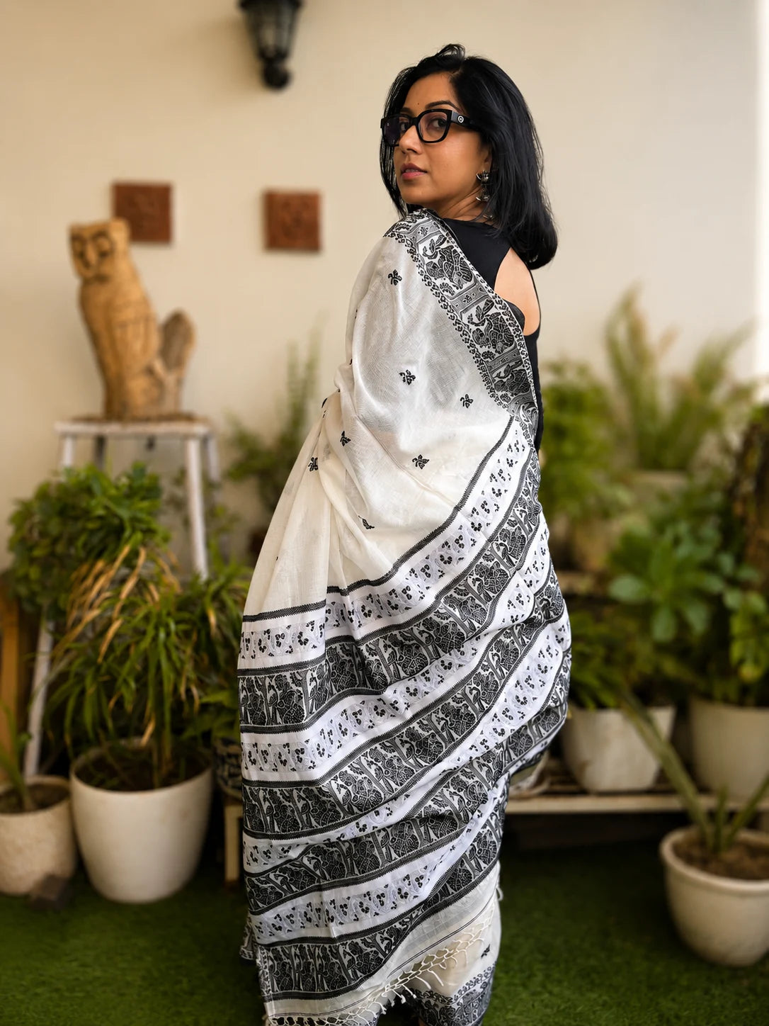 Handwoven Cotton Baluchuri – Mrinalini