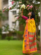 Handwoven Cotton Baluchuri – Basanti