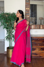 Handwoven Cotton Jamdani Saree – Roohani