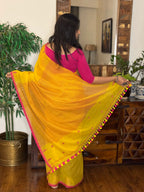 Handwoven Cotton Jamdani Saree – Amaltas