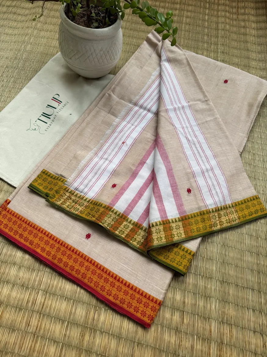 Handwoven Dhaniakhali – Shubhra