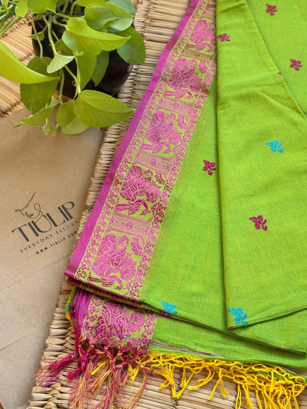 Handwoven Cotton Baluchuri – Rangmayi