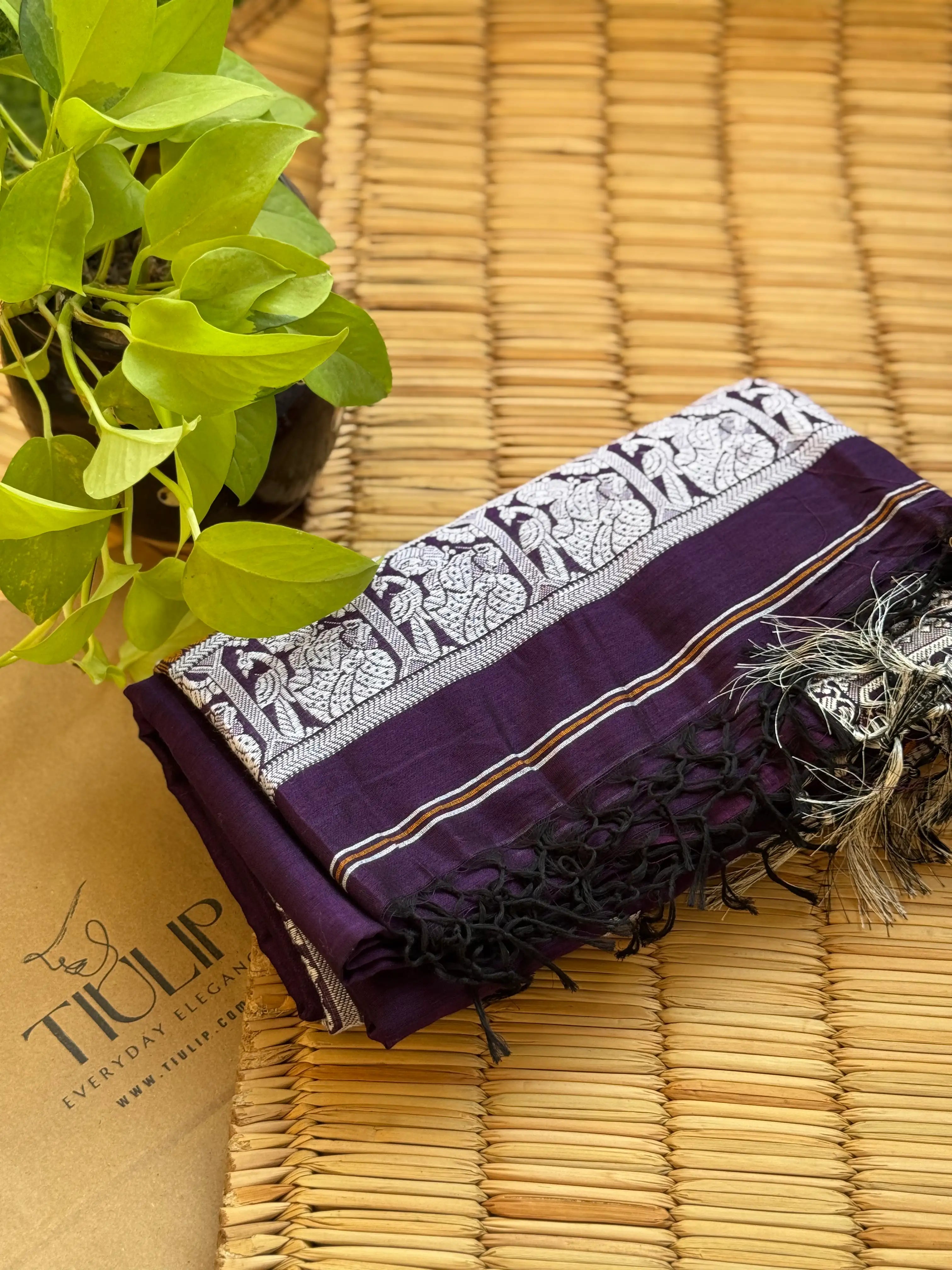 Handwoven Cotton Baluchuri – Vasumati