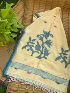 Handwoven Cotton Jamdani Saree – Neel Tara