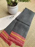 Tamaswini pure handwoven black Murshidabad silk saree with a natural silk lustre and elegant drape for weddings, festive occasions, and evening celebrations
